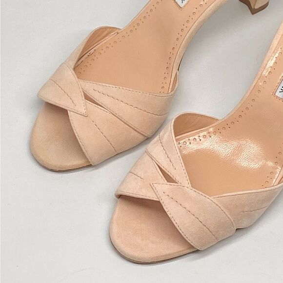 Manolo Blahnik Siemu Suede Mule Sandals size 38.5 - Picture 6 of 9